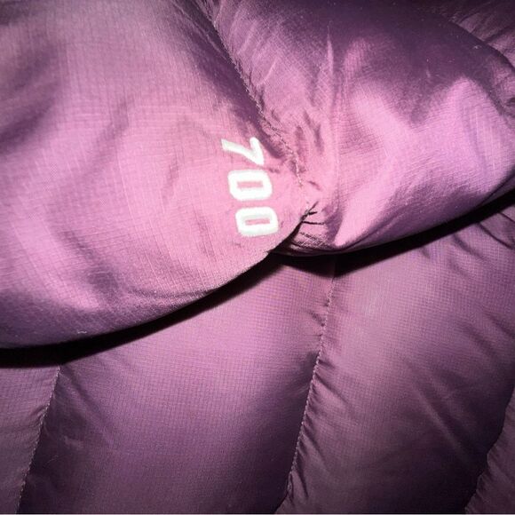 North Face Womens Medium Purple Vintage 96 Retro Nuptse Puffer Jacket Down Coat - Picture 11 of 12